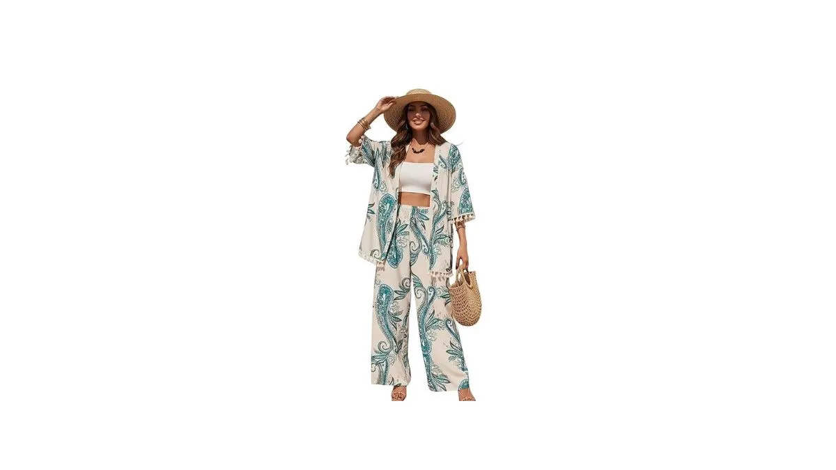 Summer cord set for women under 500 stylish paisley co ord outfit