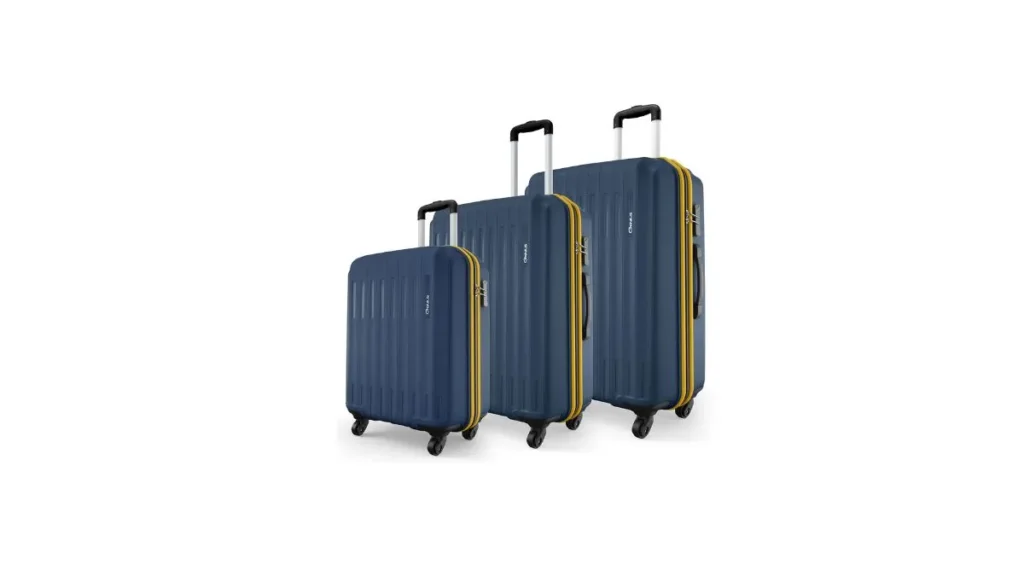 Safari Genius Alley Set of 3 Trolley Bags for Travel Set of 3 Durable Luggage