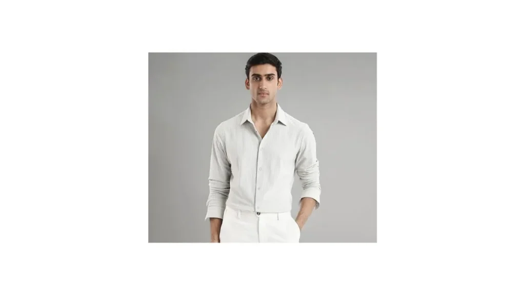 Rare Rabbit Regular Fit Jacquard Shirt Under 2000 for Stylish Men