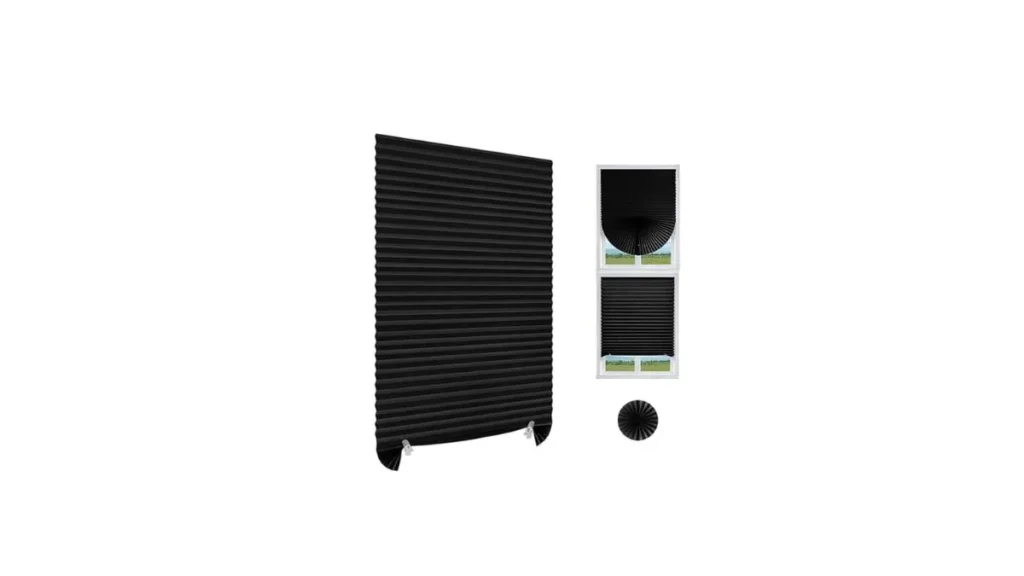 Portable Blackout Roller Blinds Clip – Easy No-Drill Window Shade