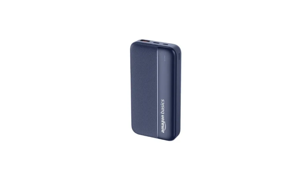 Amazon Basics 20000 Mah Power Bank Small Size with 22.5W Fast Charging