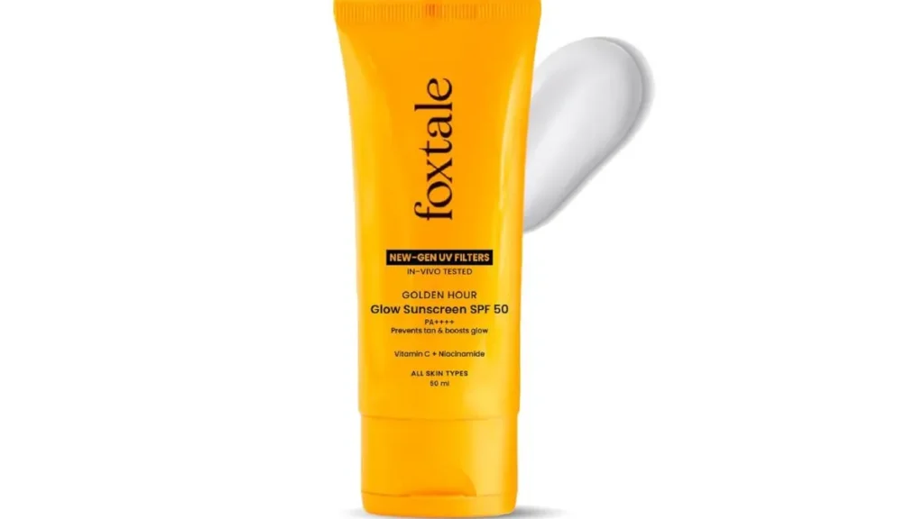 Best Sunscreen for Men Under 300 – Foxtale SPF 50 Glow Sunscreen