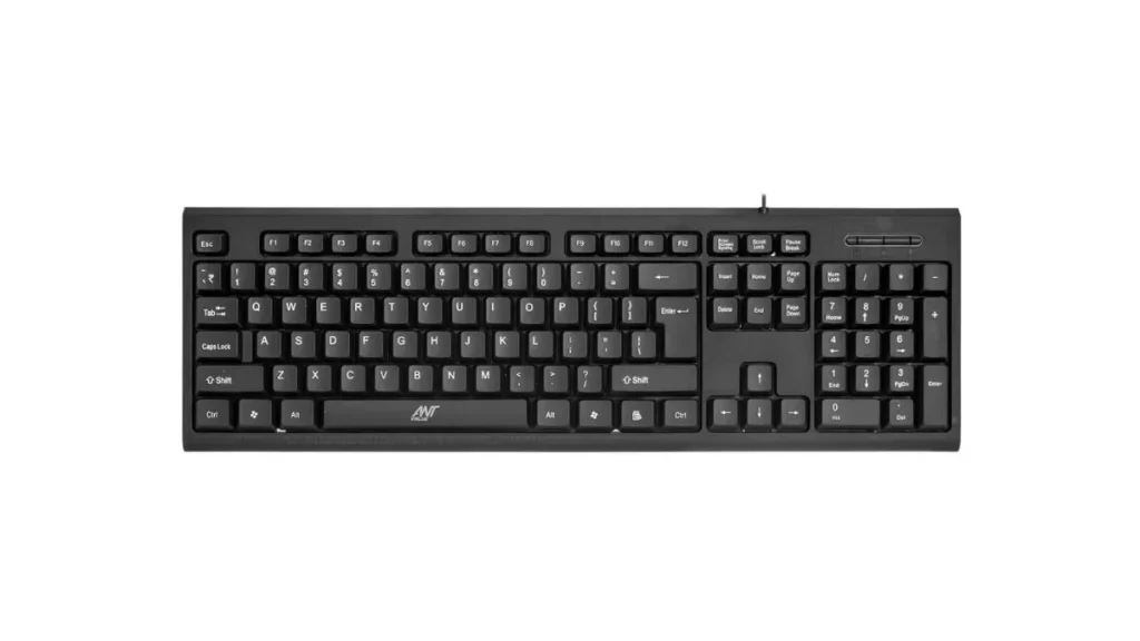 Best Keyboard for PC Under 200 – Ant Value Silent USB Keyboard